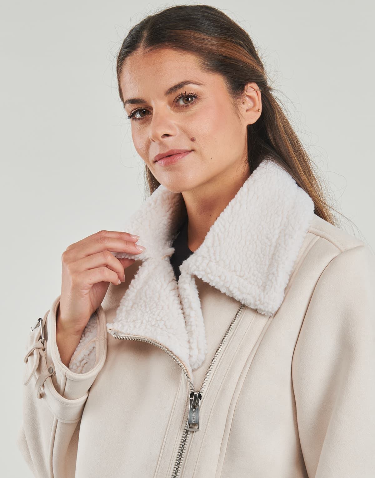 Women's Coats Guess Beige