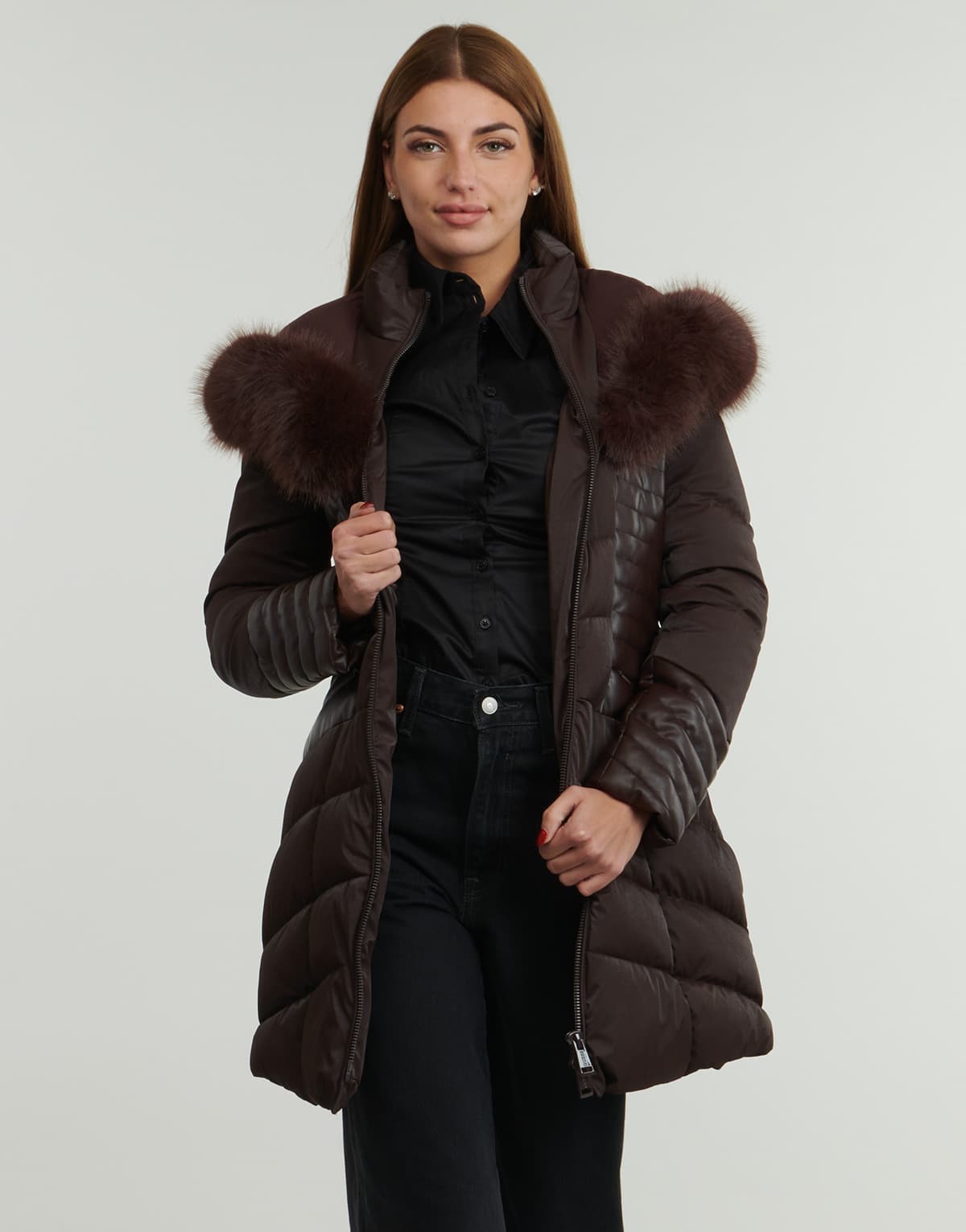 Women's Jackets Guess Brown