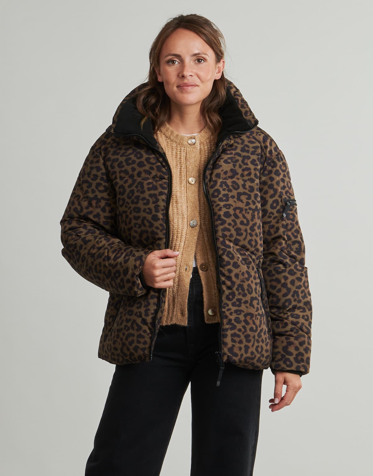 Women's Jackets Guess Brown