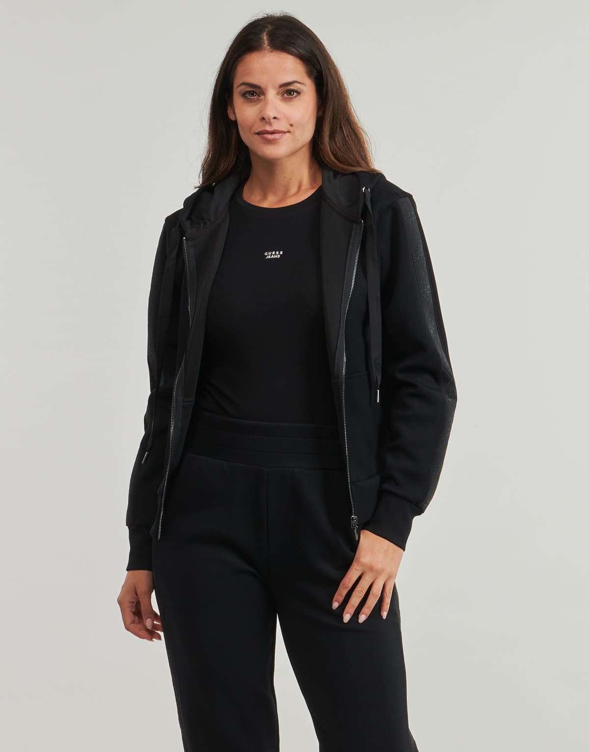 Women's Sweatshirts Guess Black