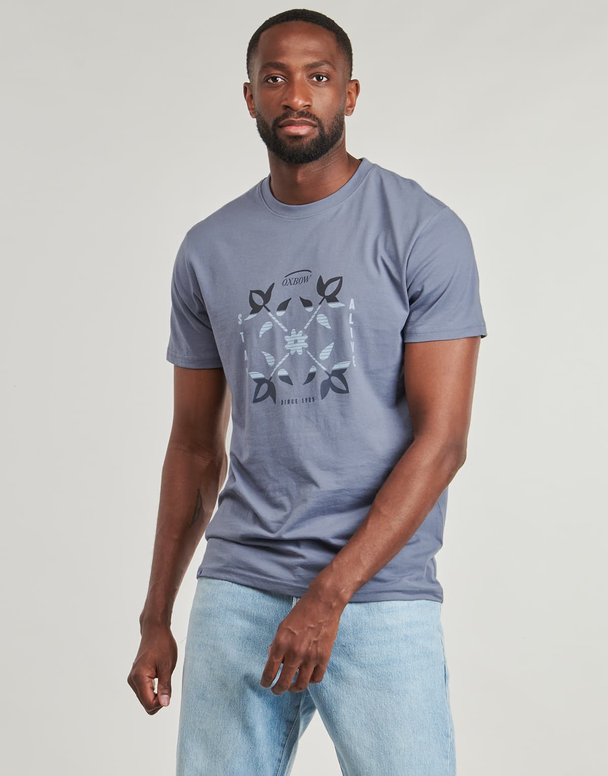 Men's T-Shirts Oxbow Blue