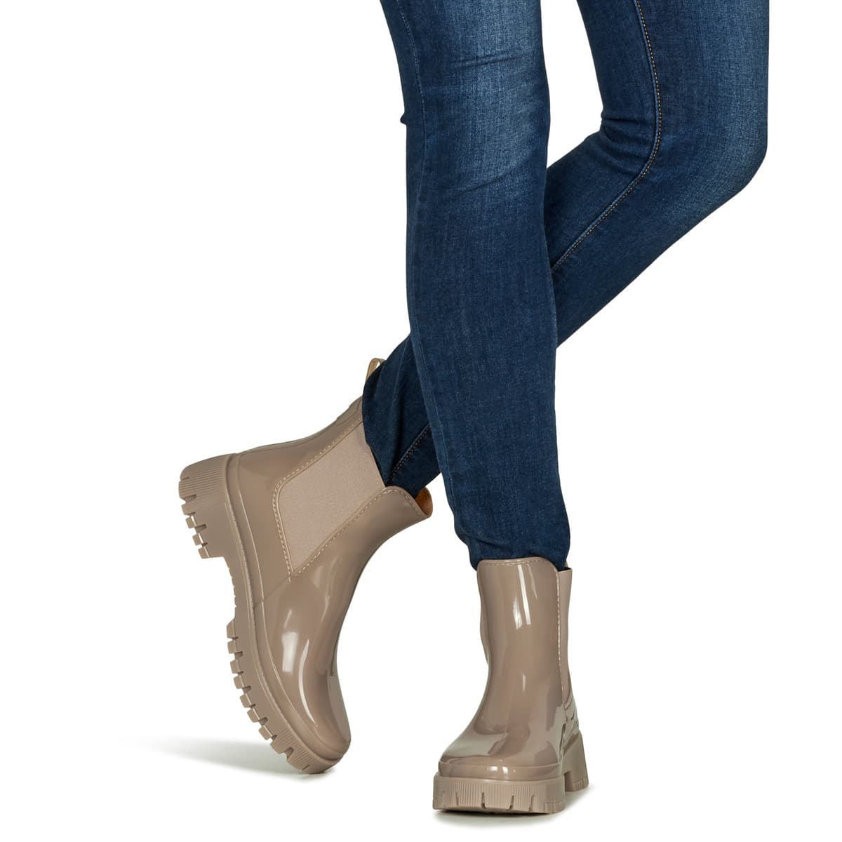 Women's Wellington Boots Lemon Jelly Beige