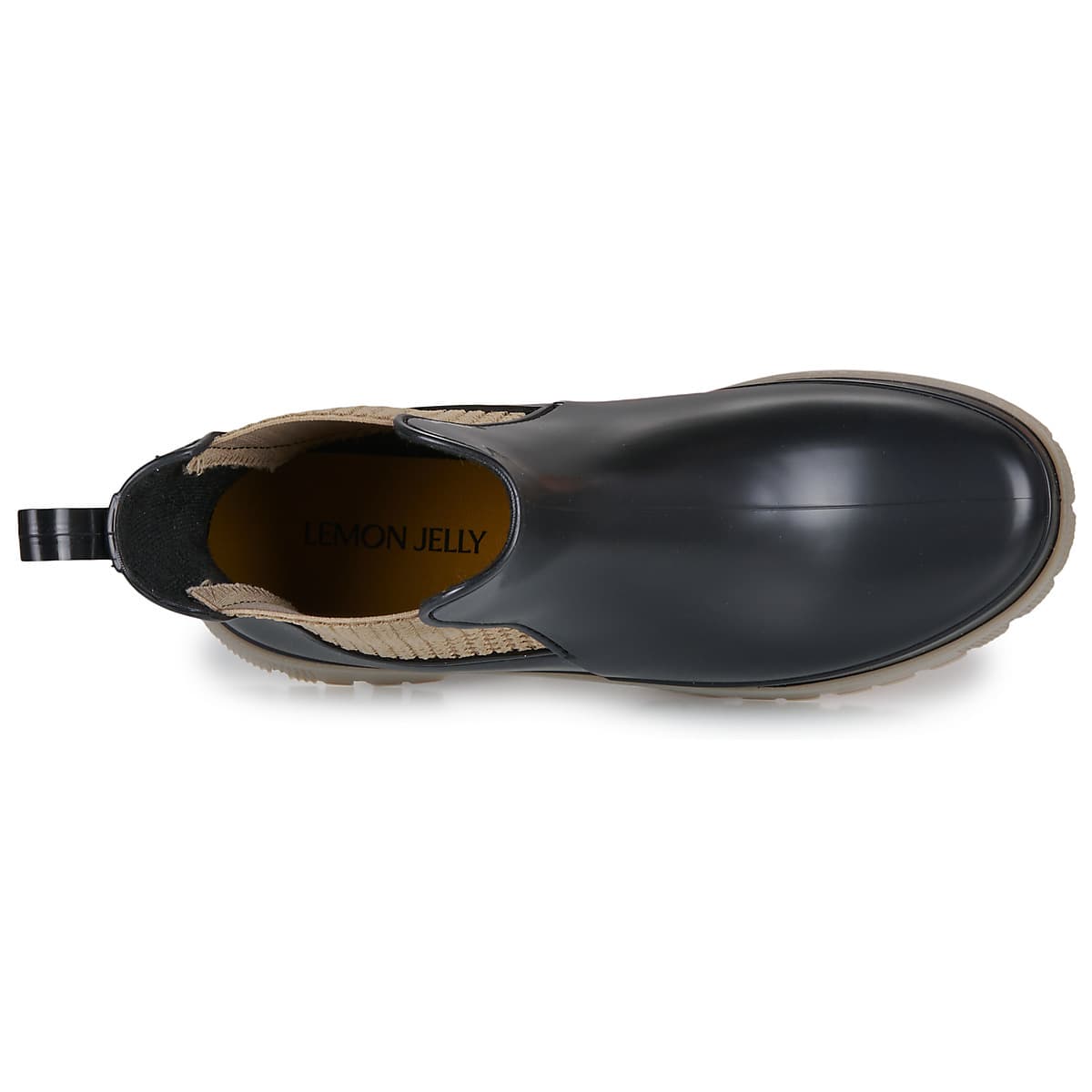 Women's Wellington Boots Lemon Jelly Black