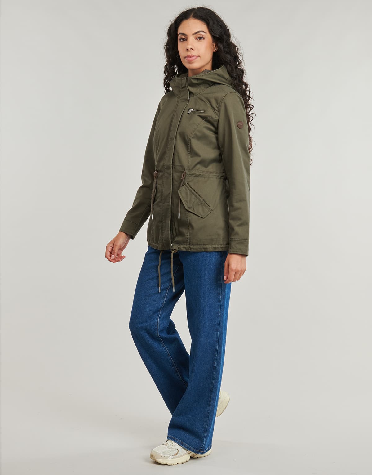Women's Parkas Only Khaki