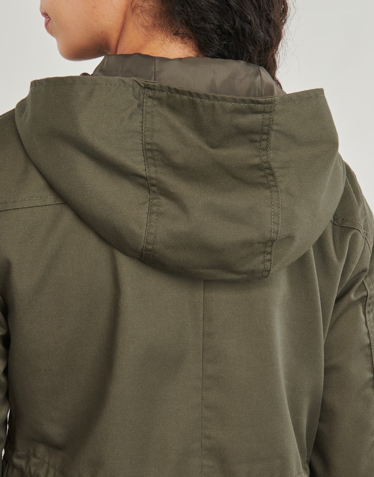 Women's Parkas Only Khaki