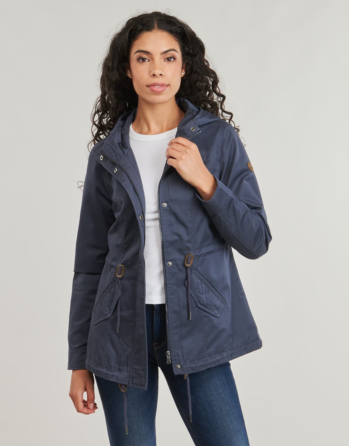 Women's Parkas Only Blue