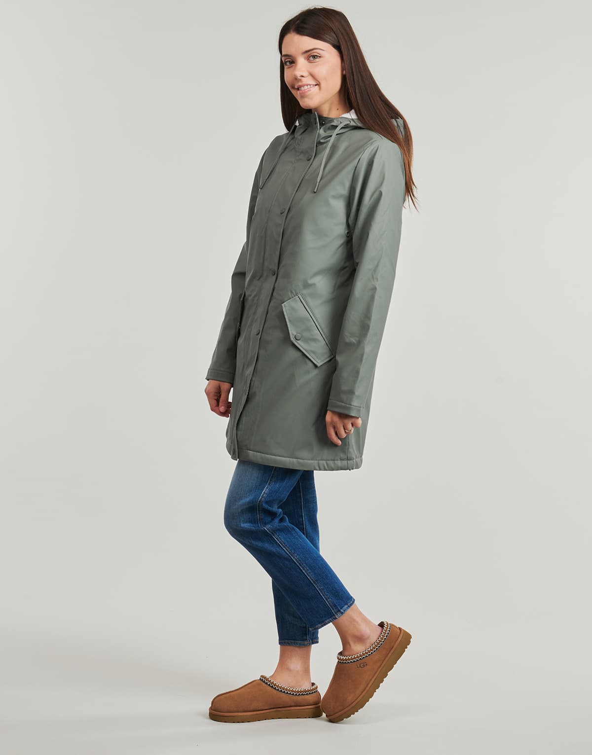 Women's Parkas Only Green