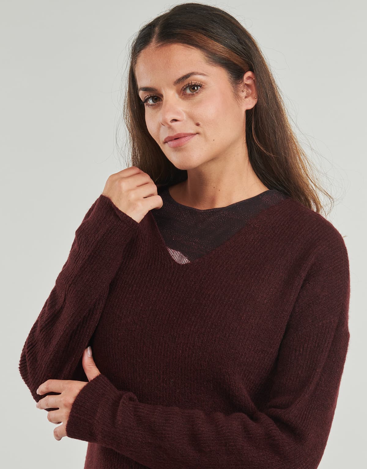 Women's Sweaters Only Bordeaux