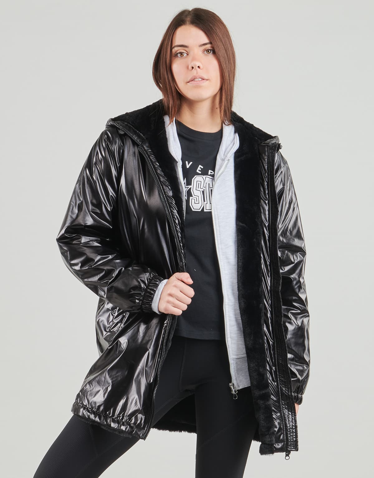 Women's Parkas Only Silver