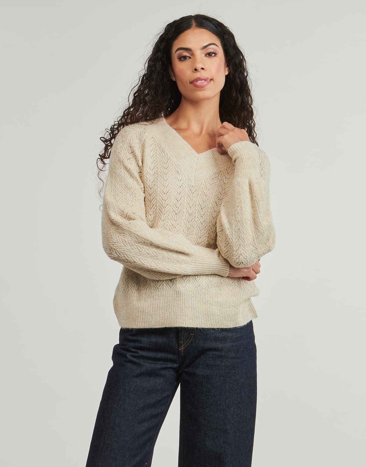 Women's Sweaters Only Beige