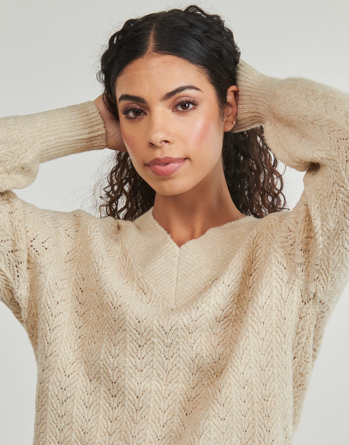 Women's Sweaters Only Beige