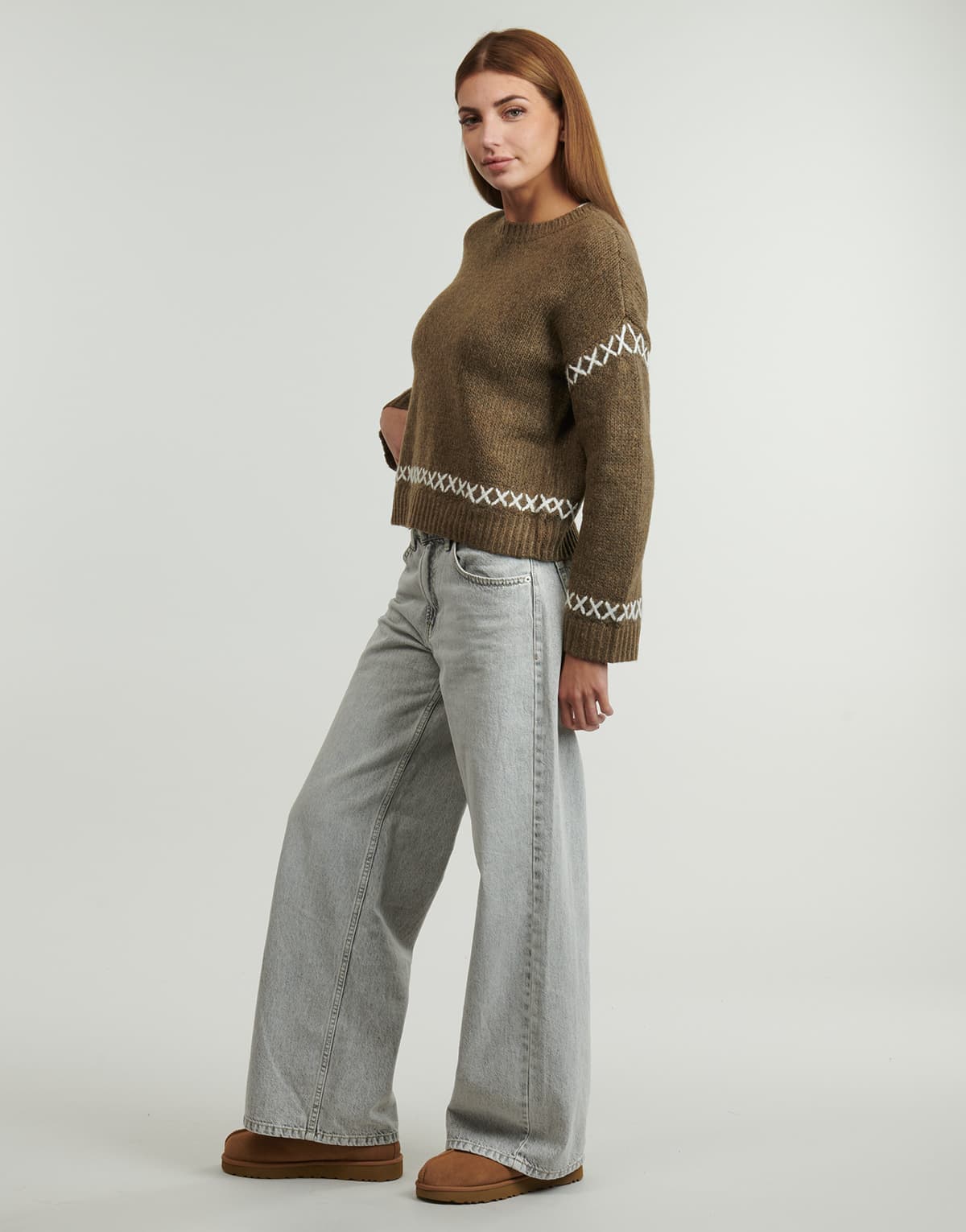 Women's Sweaters Only Brown