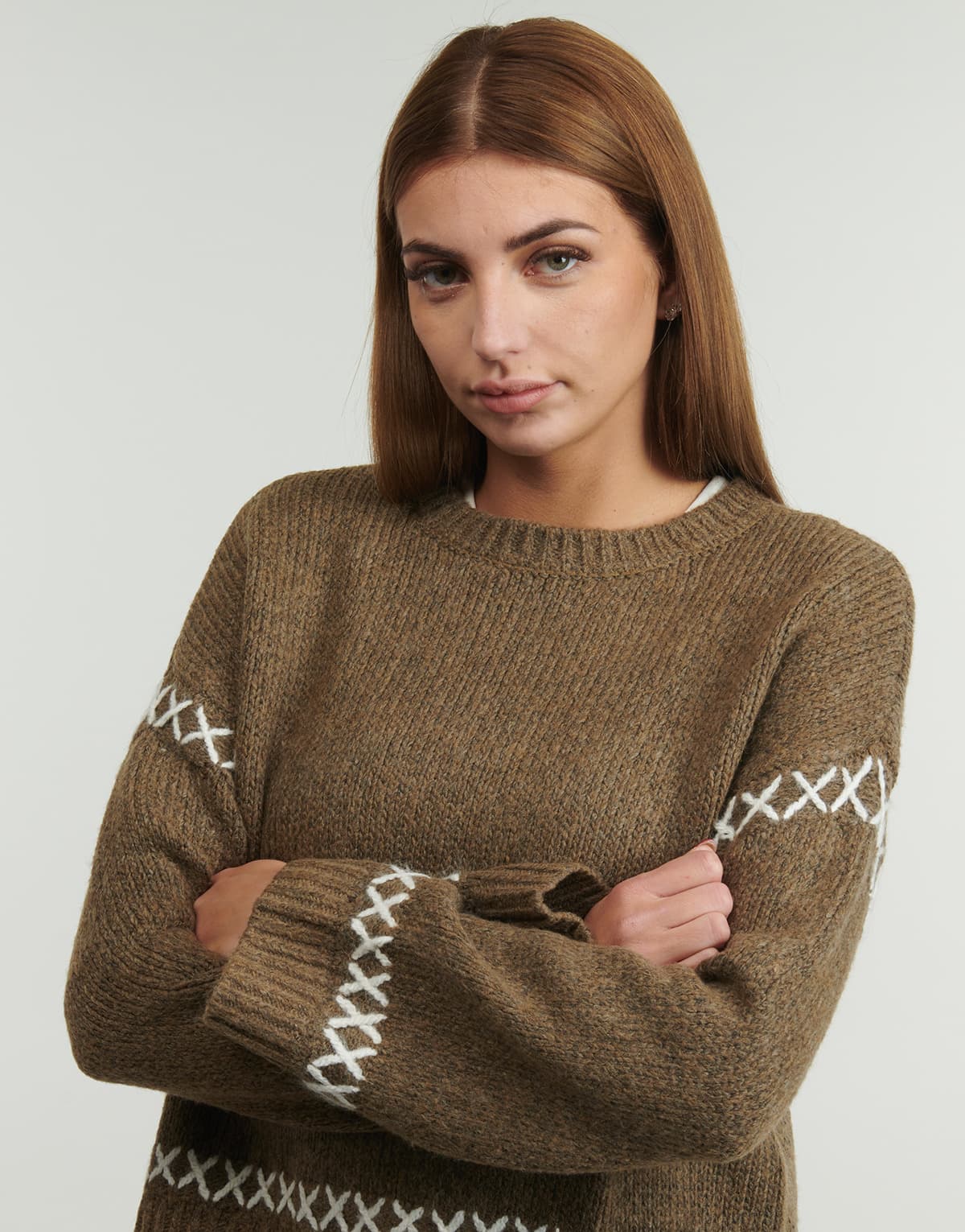 Women's Sweaters Only Brown