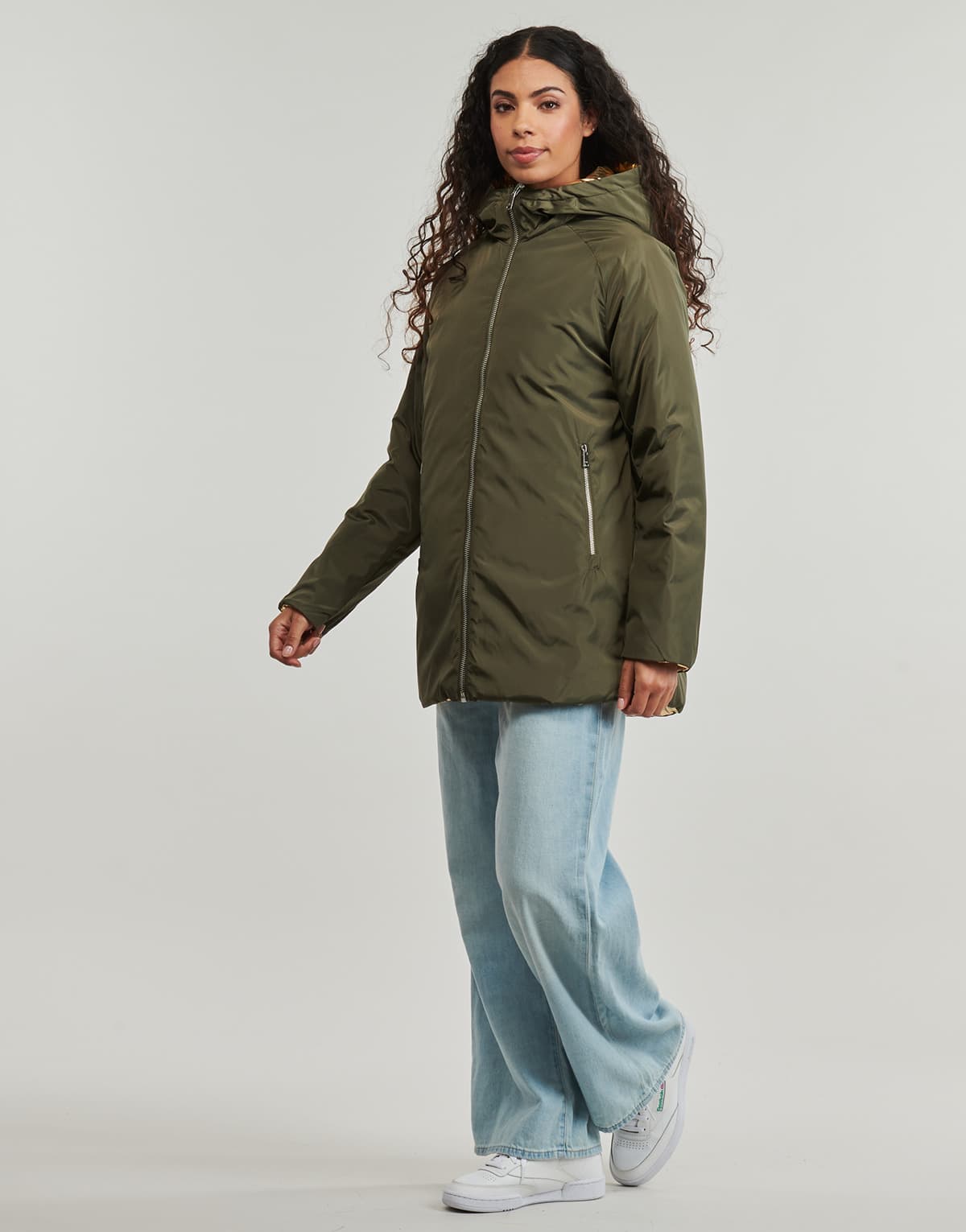 Women's Parkas Only Khaki