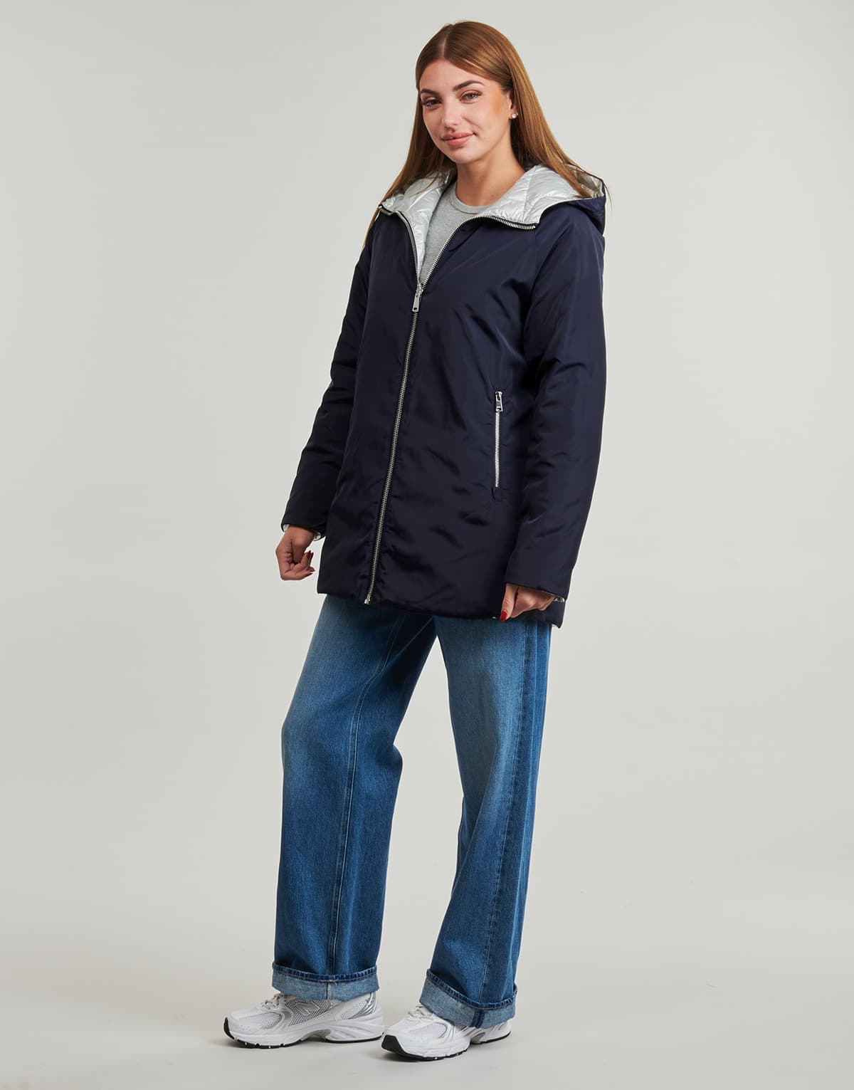 Women's Parkas Only Blue