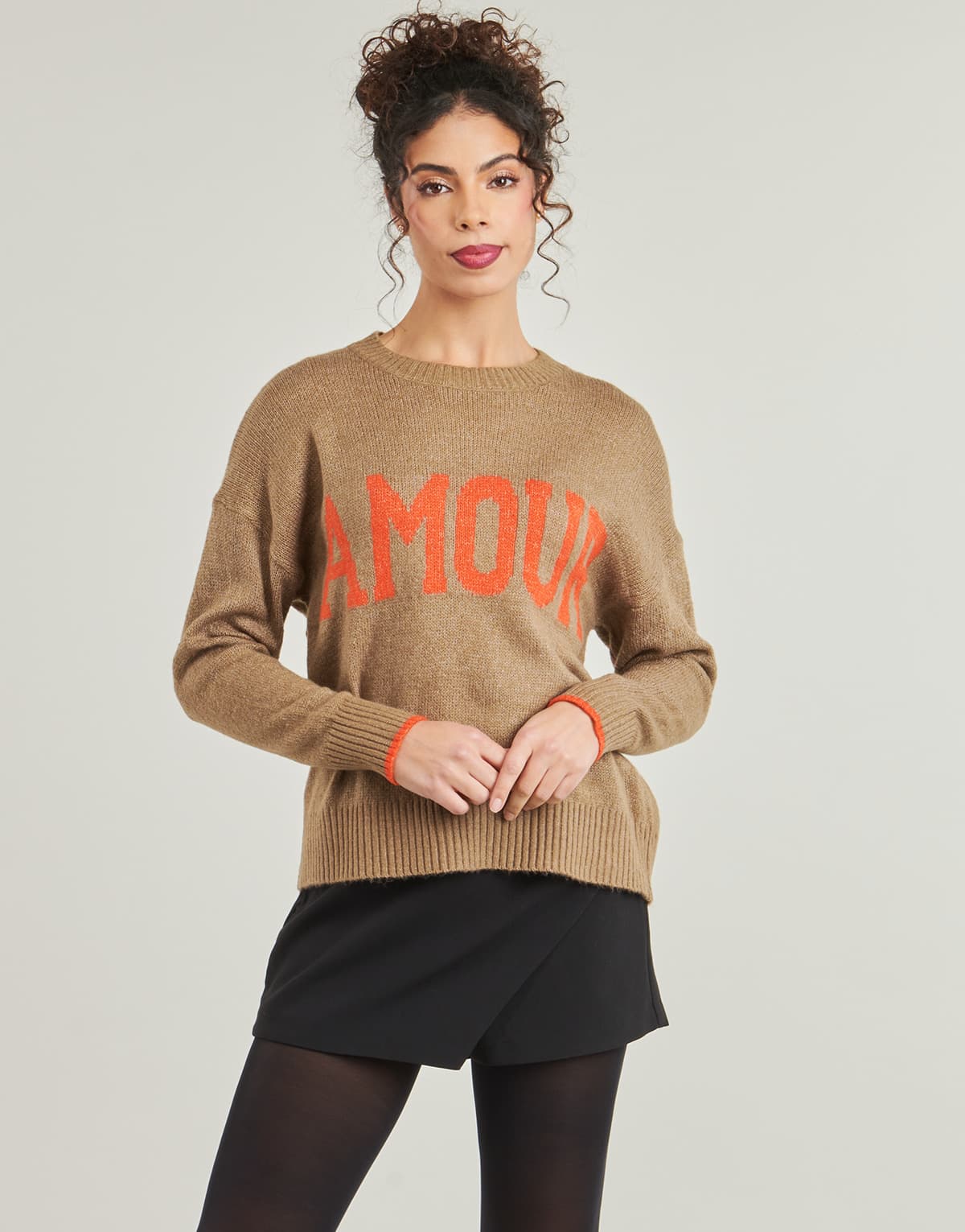 Women's Sweaters Only Brown