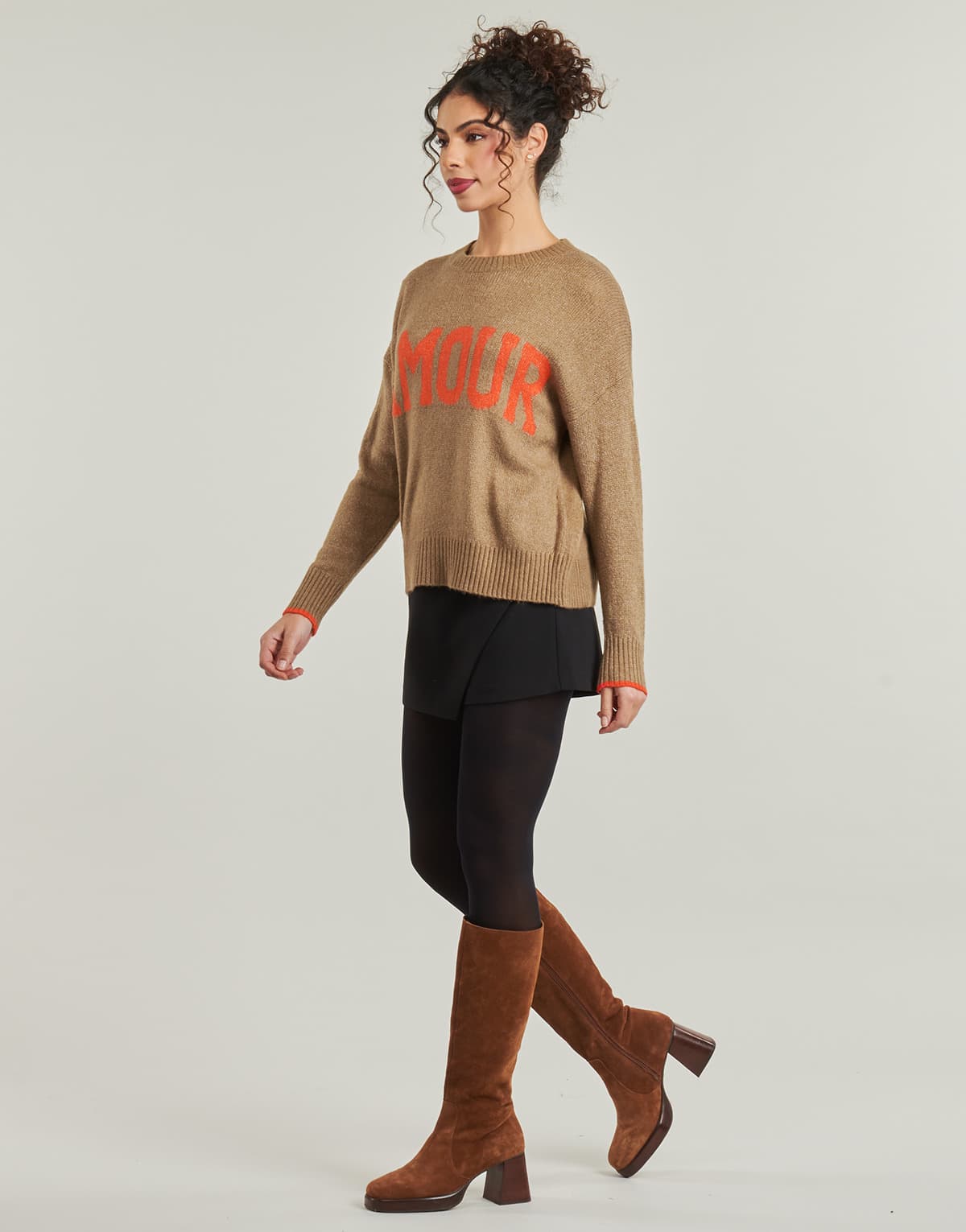 Women's Sweaters Only Brown