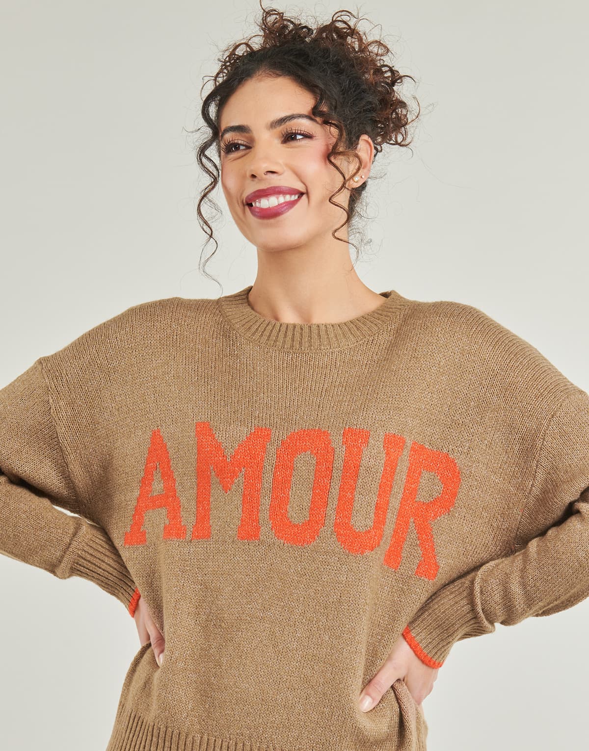 Women's Sweaters Only Brown