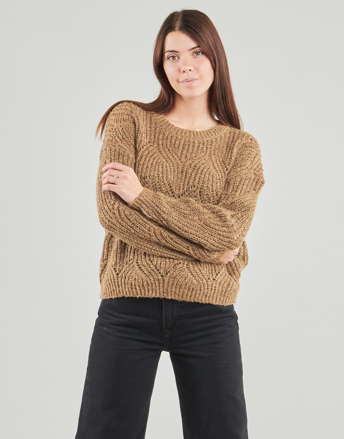 Women's Sweaters Only Brown