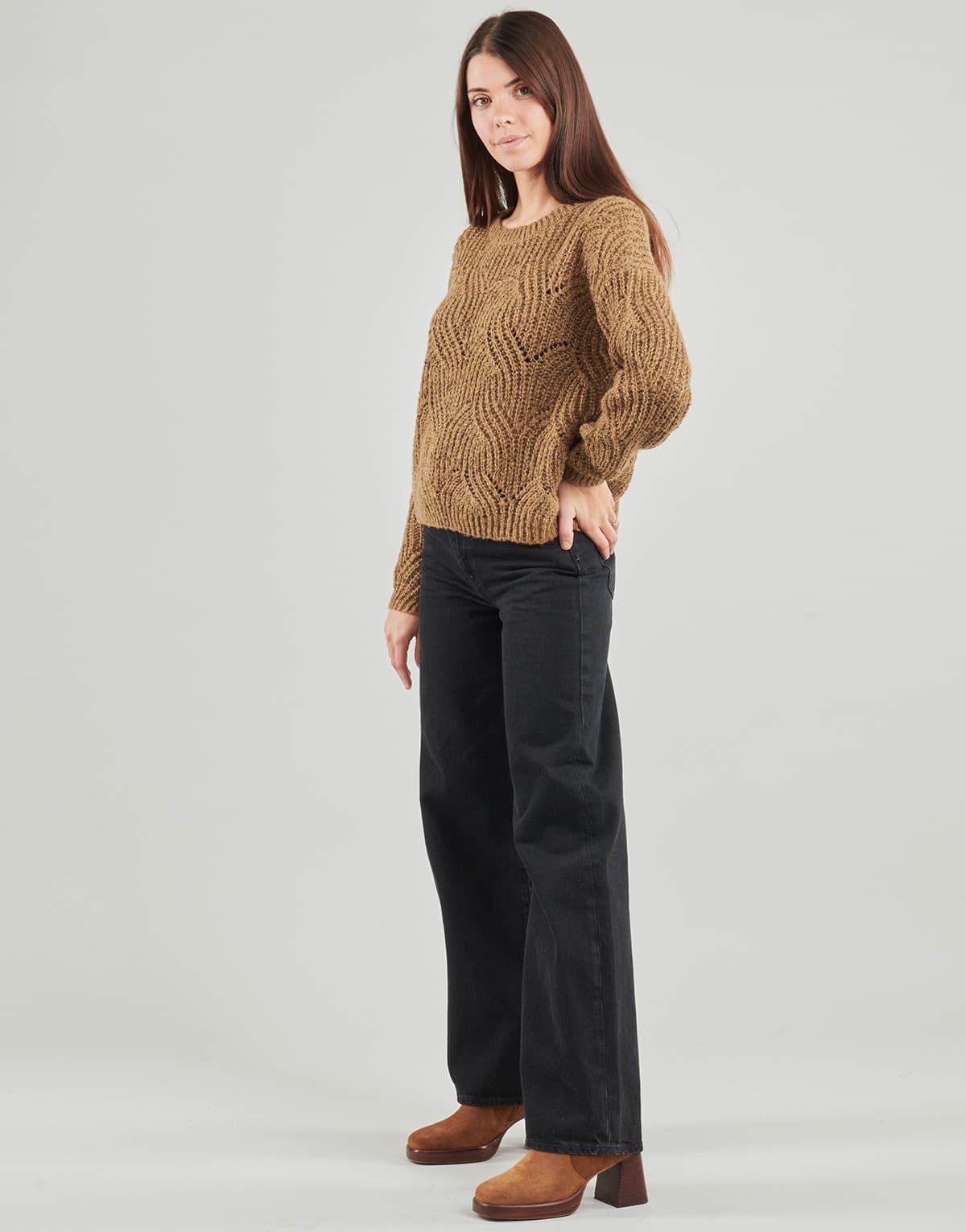 Women's Sweaters Only Brown