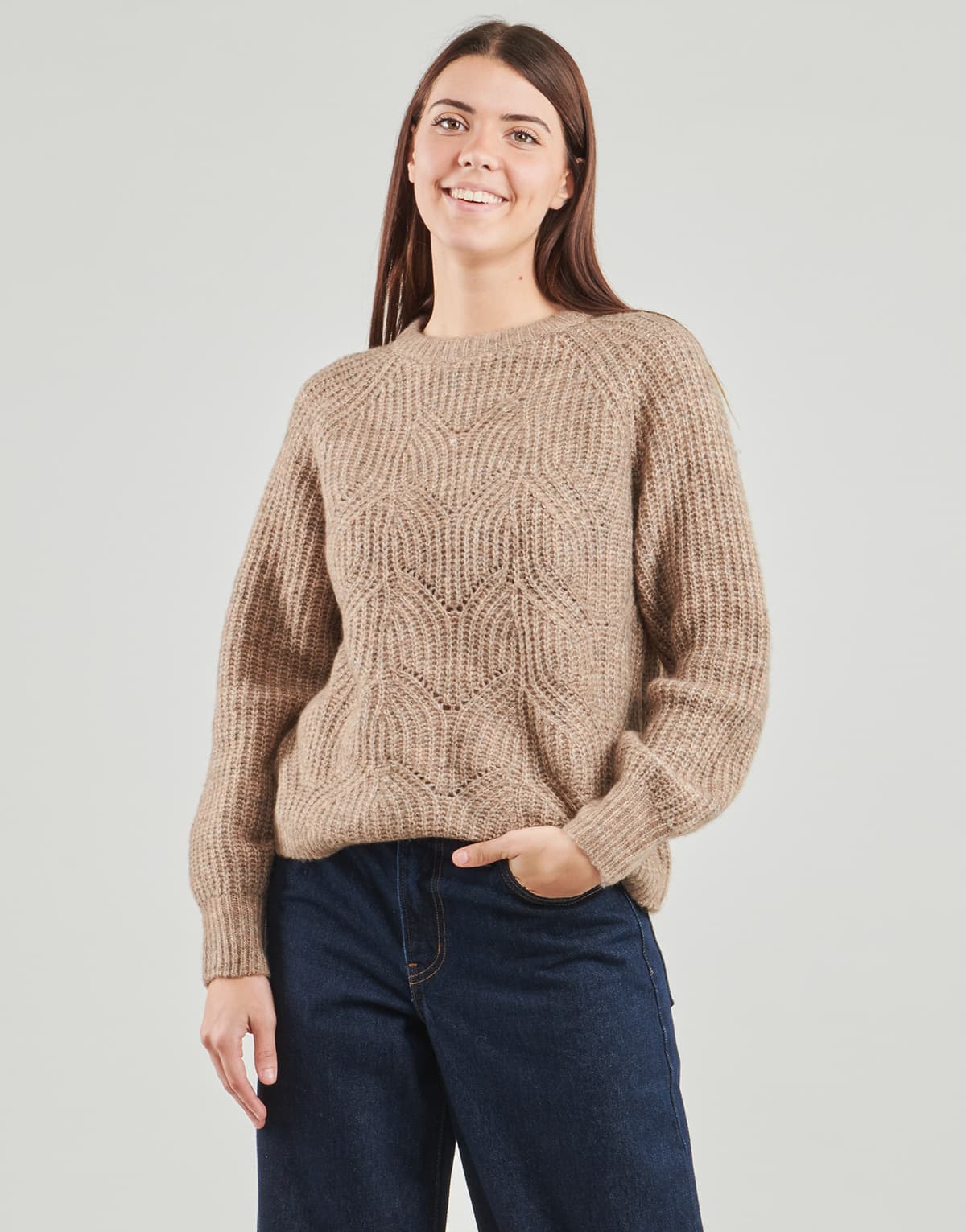 Women's Sweaters Only Brown