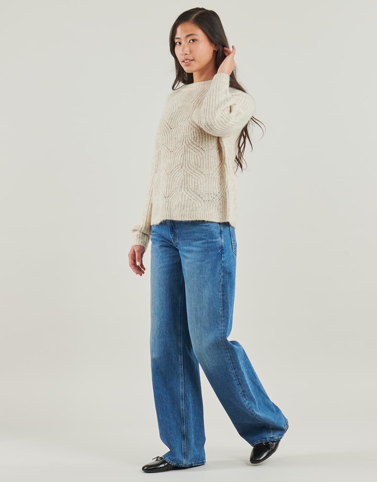 Women's Sweaters Only Beige