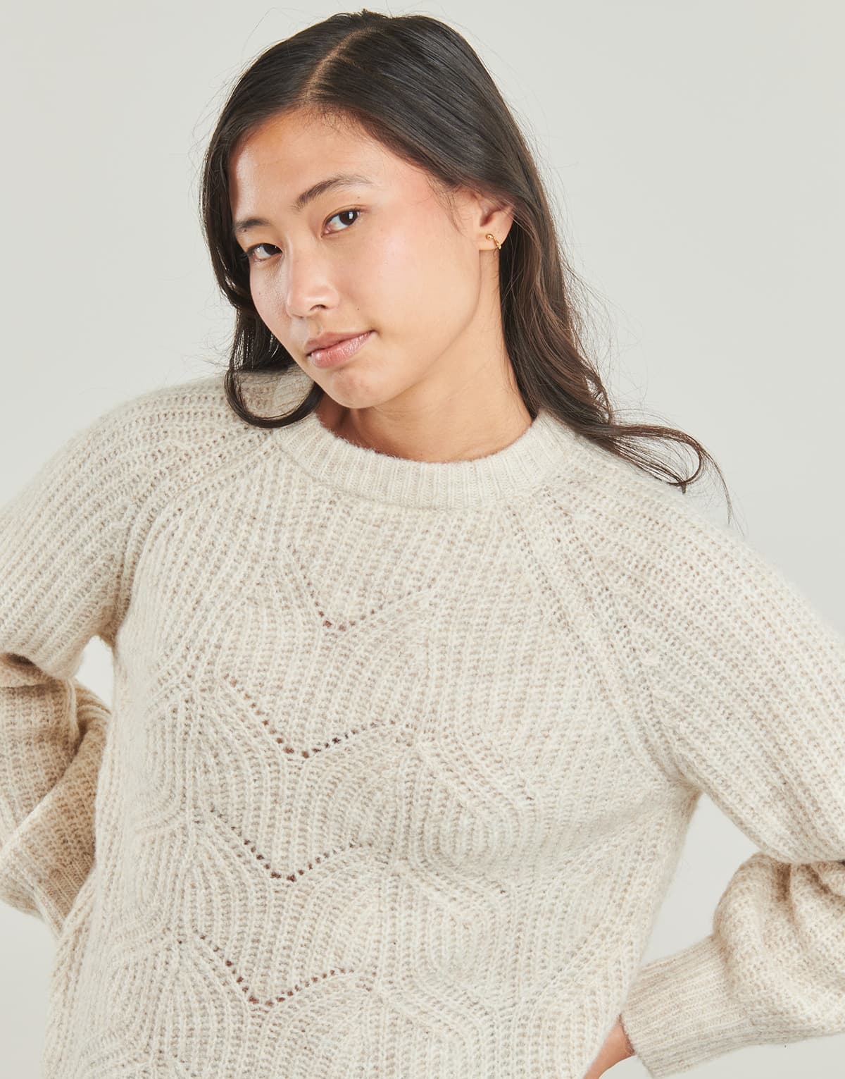 Women's Sweaters Only Beige