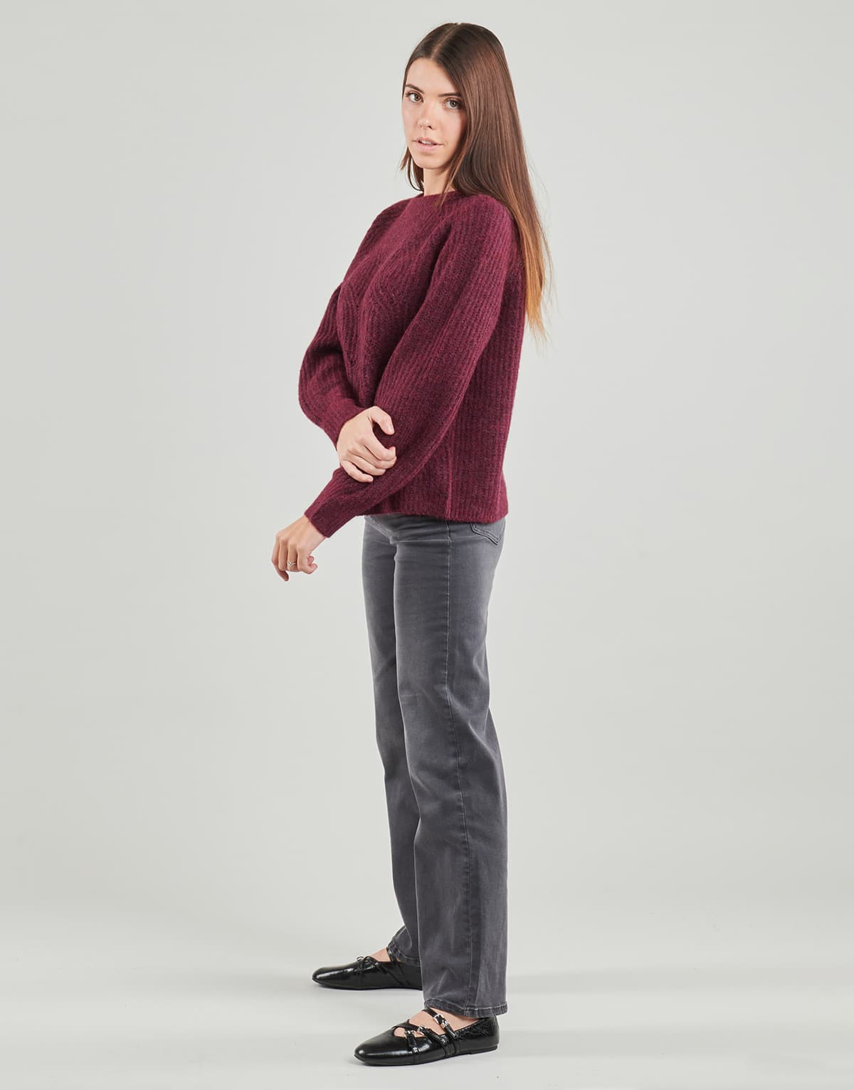 Women's Sweaters Only Bordeaux