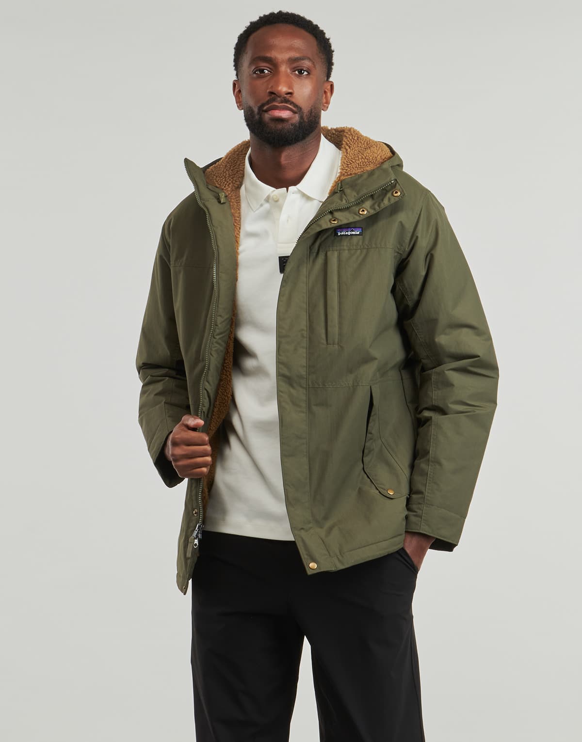 Men's Parkas Patagonia Khaki