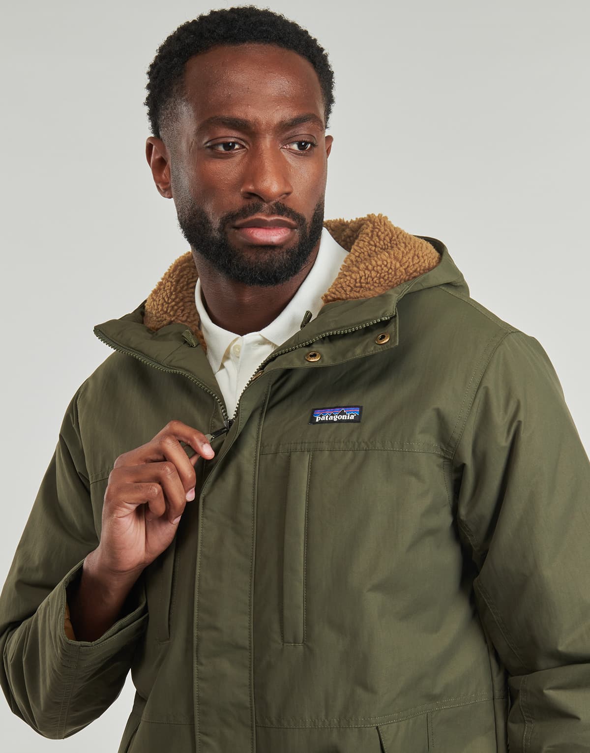 Men's Parkas Patagonia Khaki