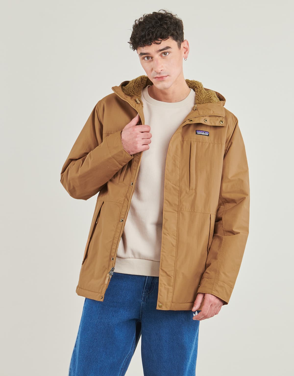 Men's Parkas Patagonia Brown