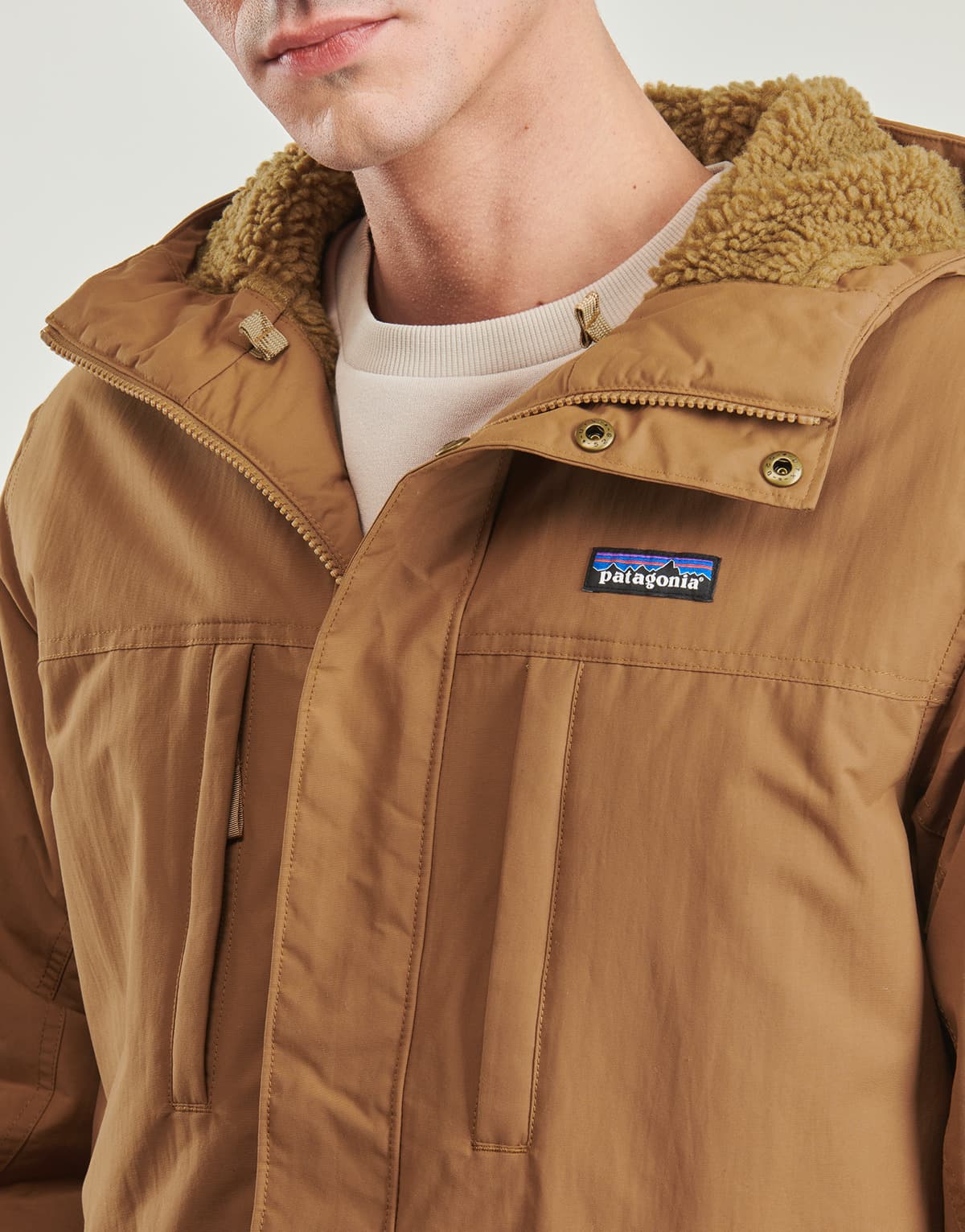 Men's Parkas Patagonia Brown