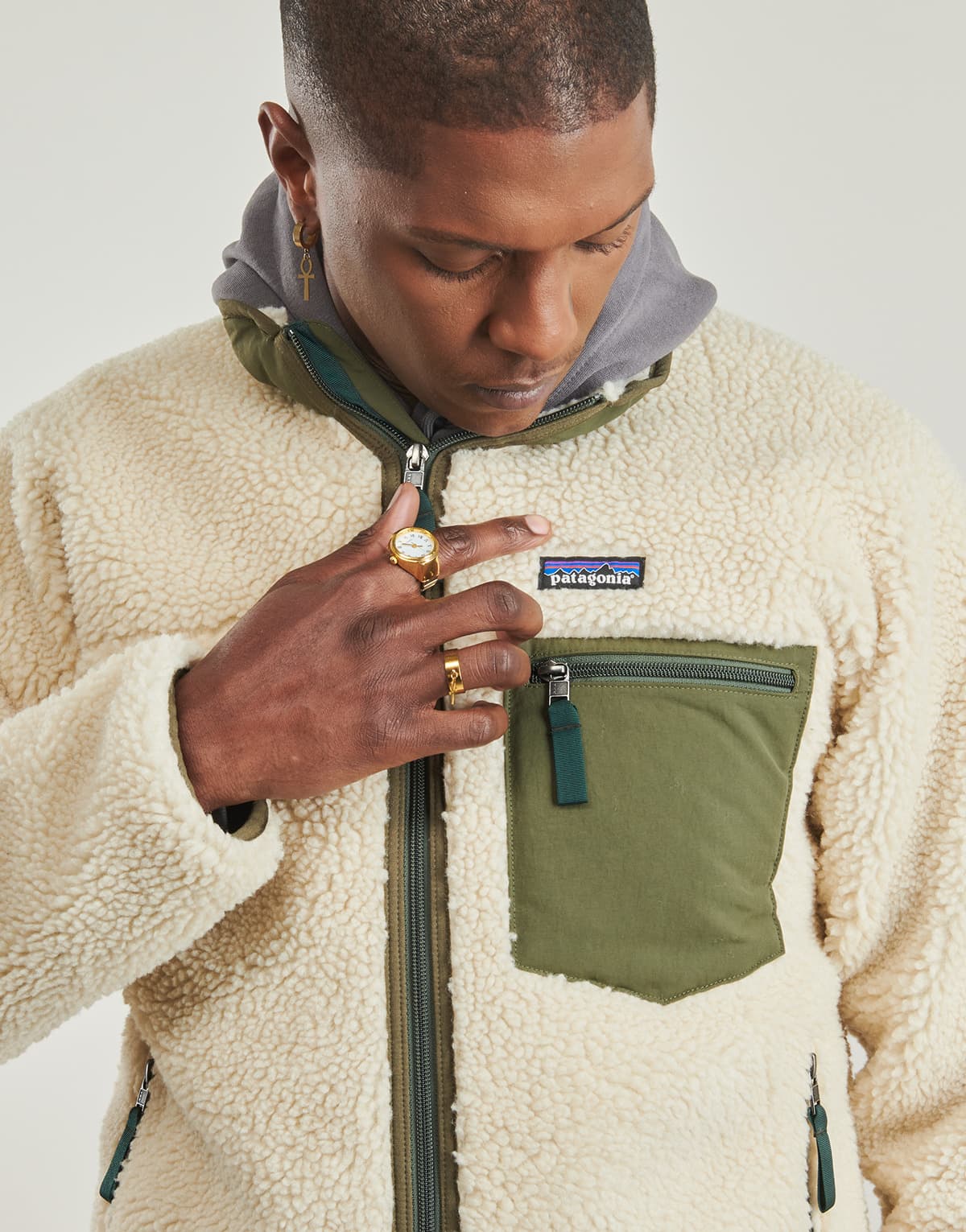 Men's Sweatshirts Patagonia Beige