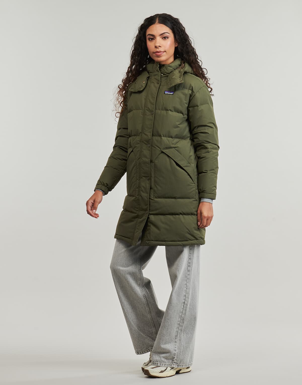 Women's Parkas Patagonia Khaki