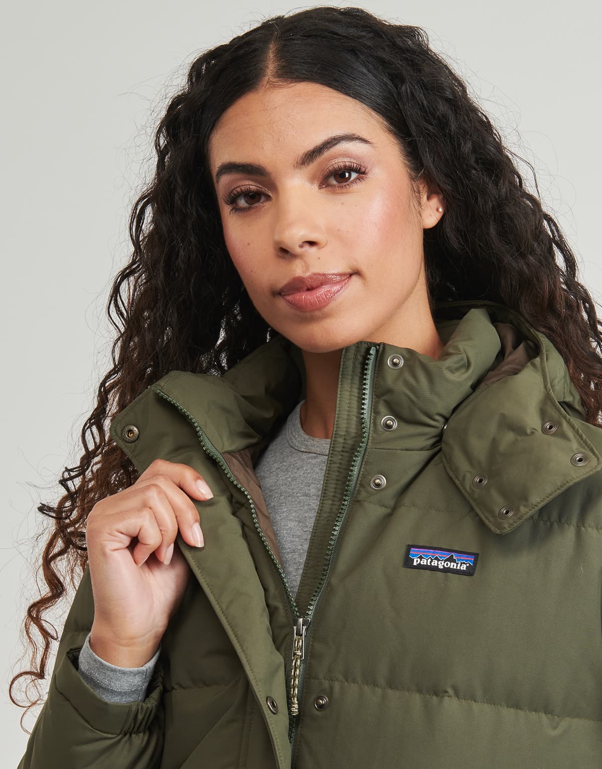 Women's Parkas Patagonia Khaki