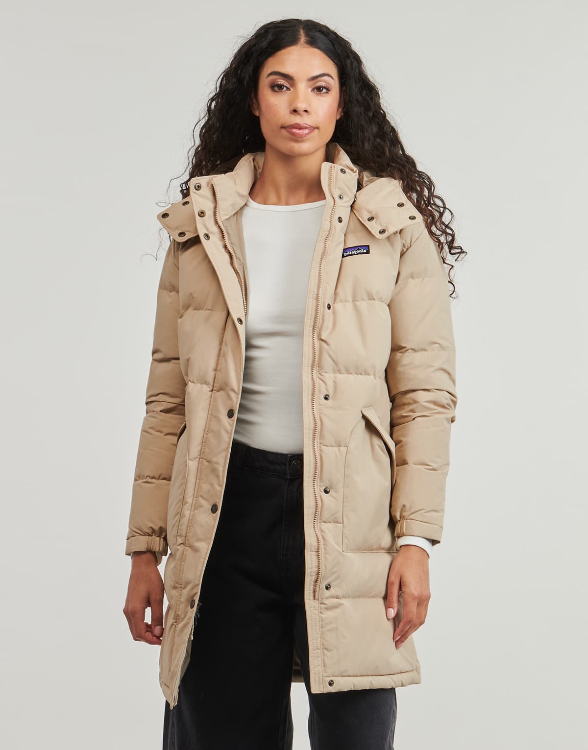 Women's Parkas Patagonia Beige