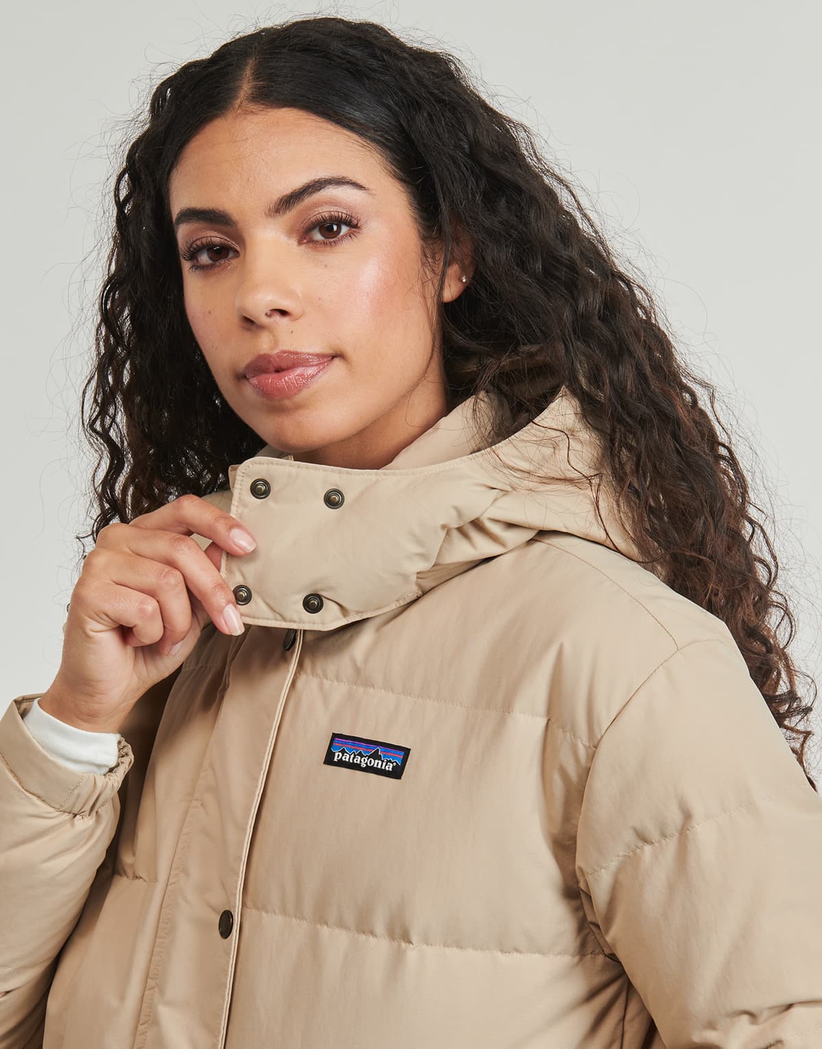 Women's Parkas Patagonia Beige