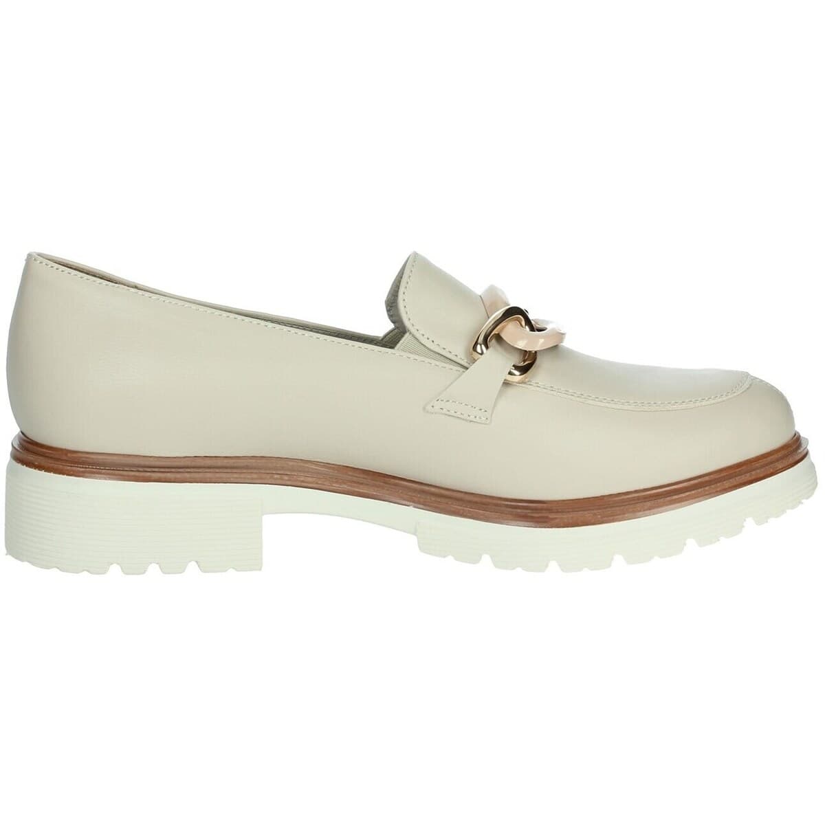 Women's Loafers Donna Serena Beige