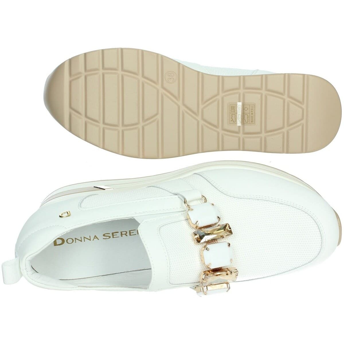 Women's Loafers Donna Serena White