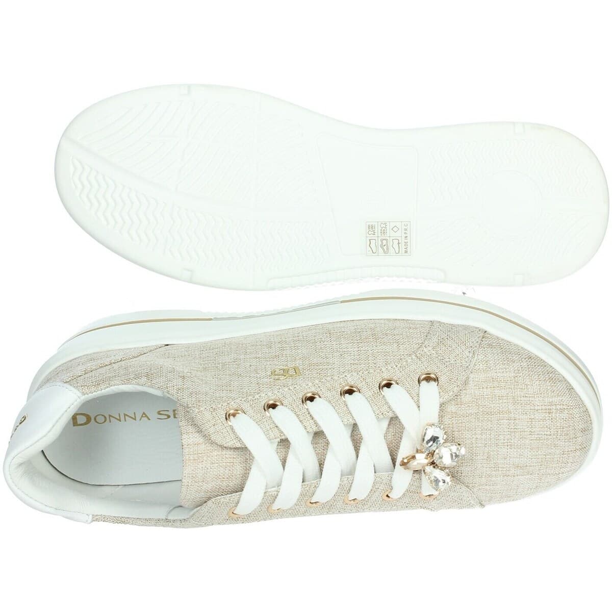 Women's Sneakers Donna Serena Beige