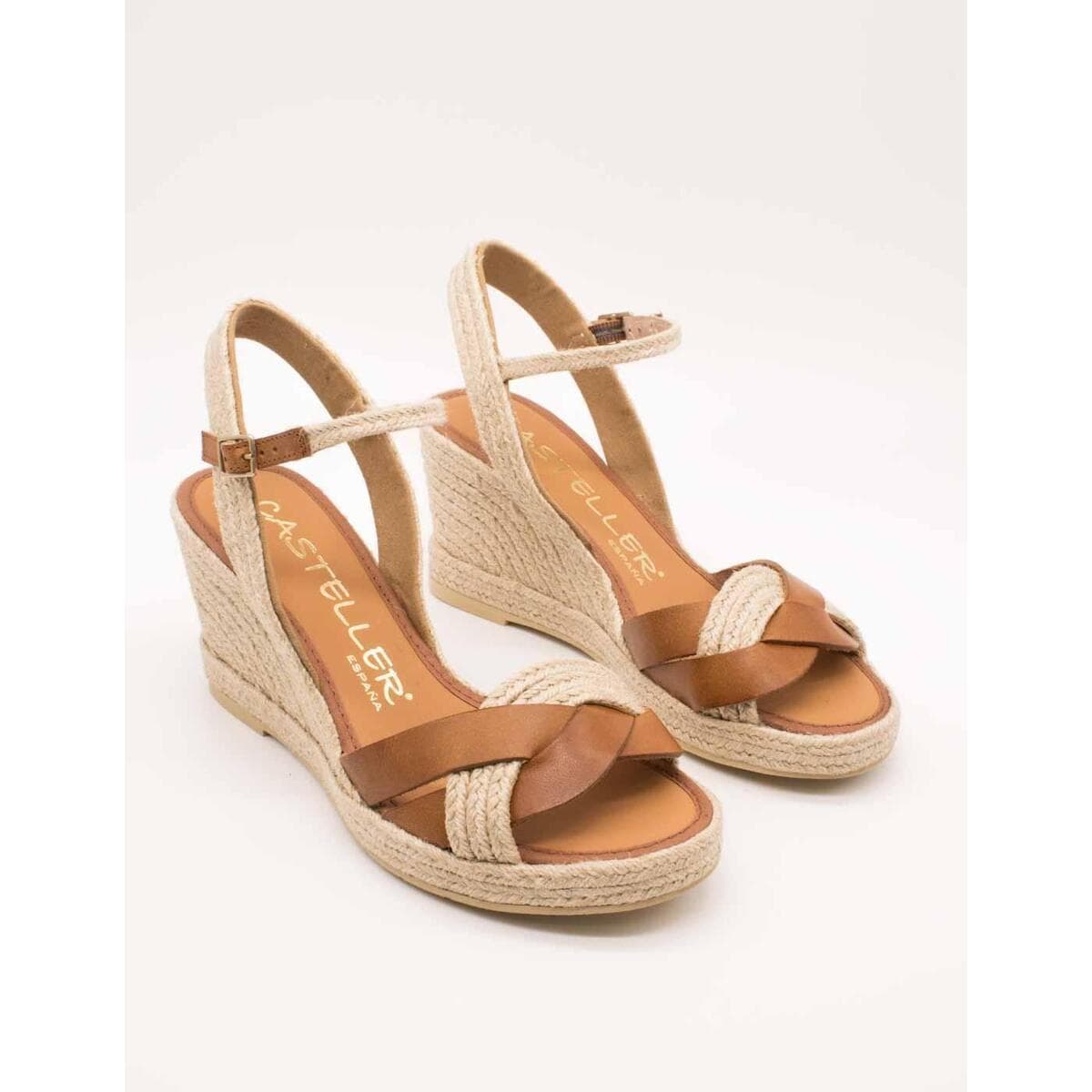 Women's Espadrilles Casteller Brown