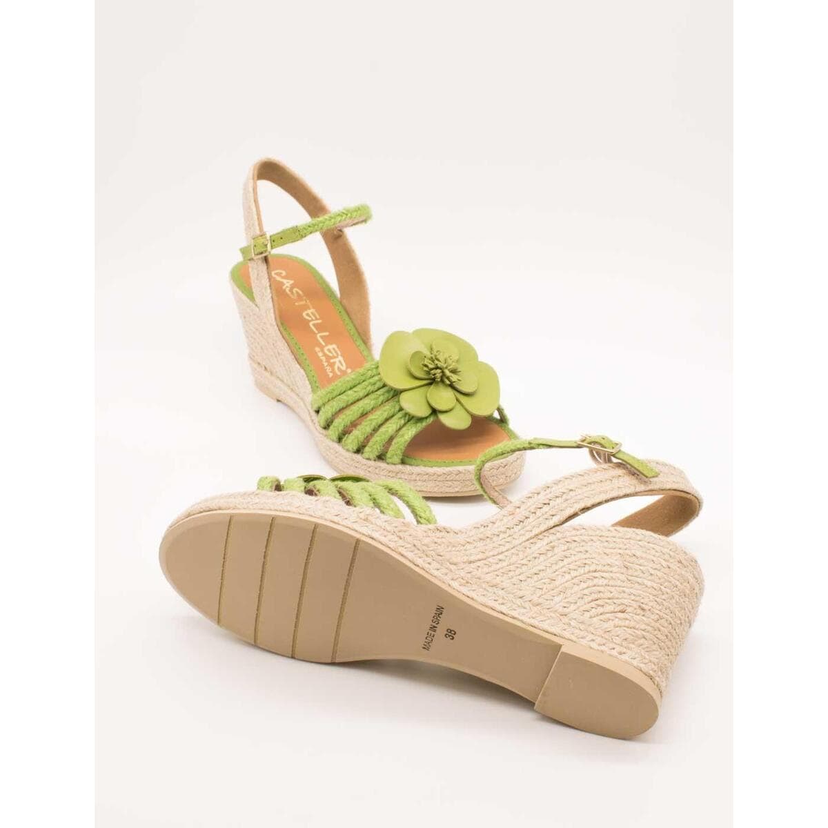 Women's Espadrilles Casteller Green