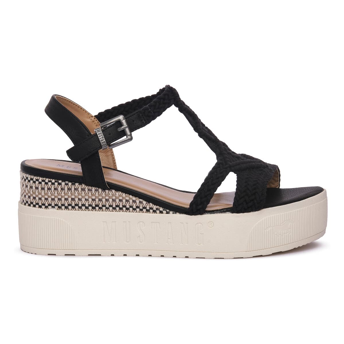 Women's Platforms Mustang Black
