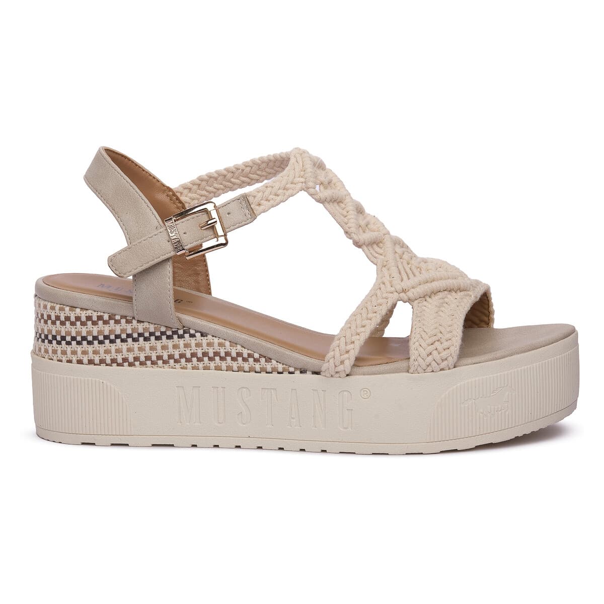 Women's Platforms Mustang Beige