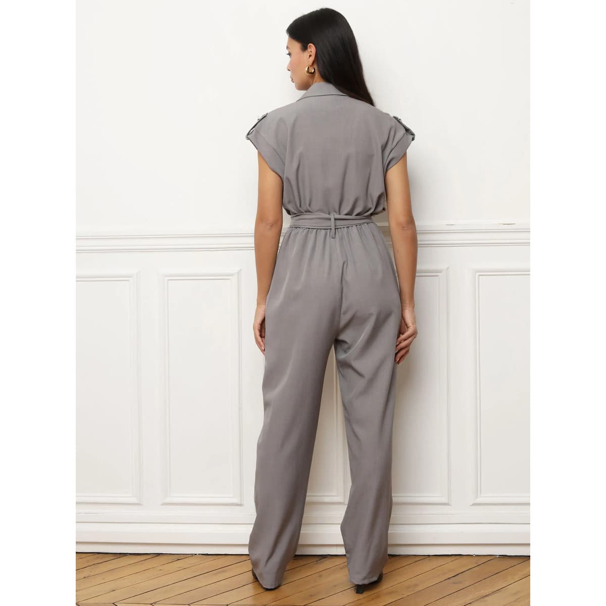 Women's Jumpsuits La Modeuse Gray