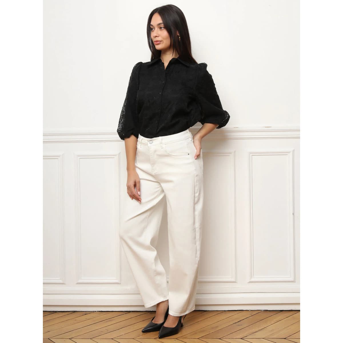 Women's Shirts La Modeuse Black