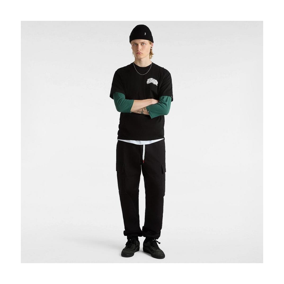 Men's T-Shirts Vans Black