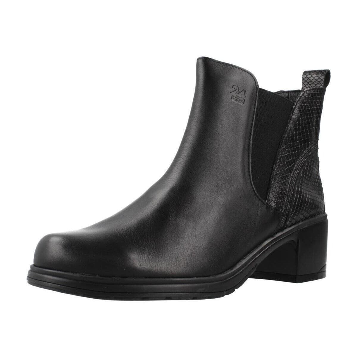 Women's Ankle Boots 24 Hrs Black