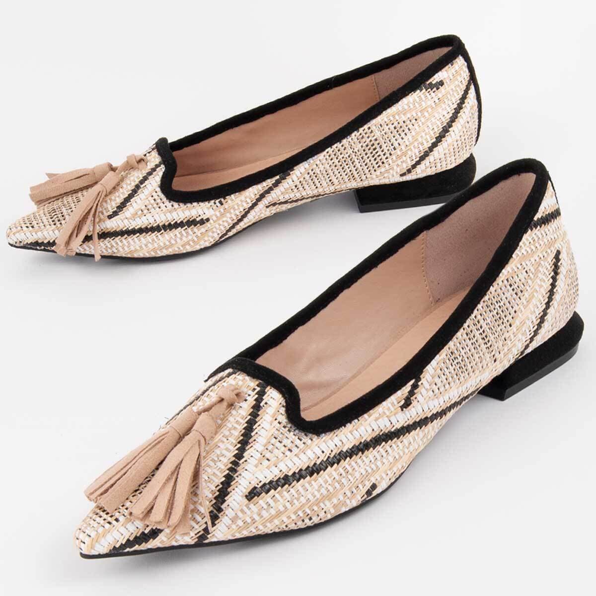 Women's Ballet Flats Montevita Beige