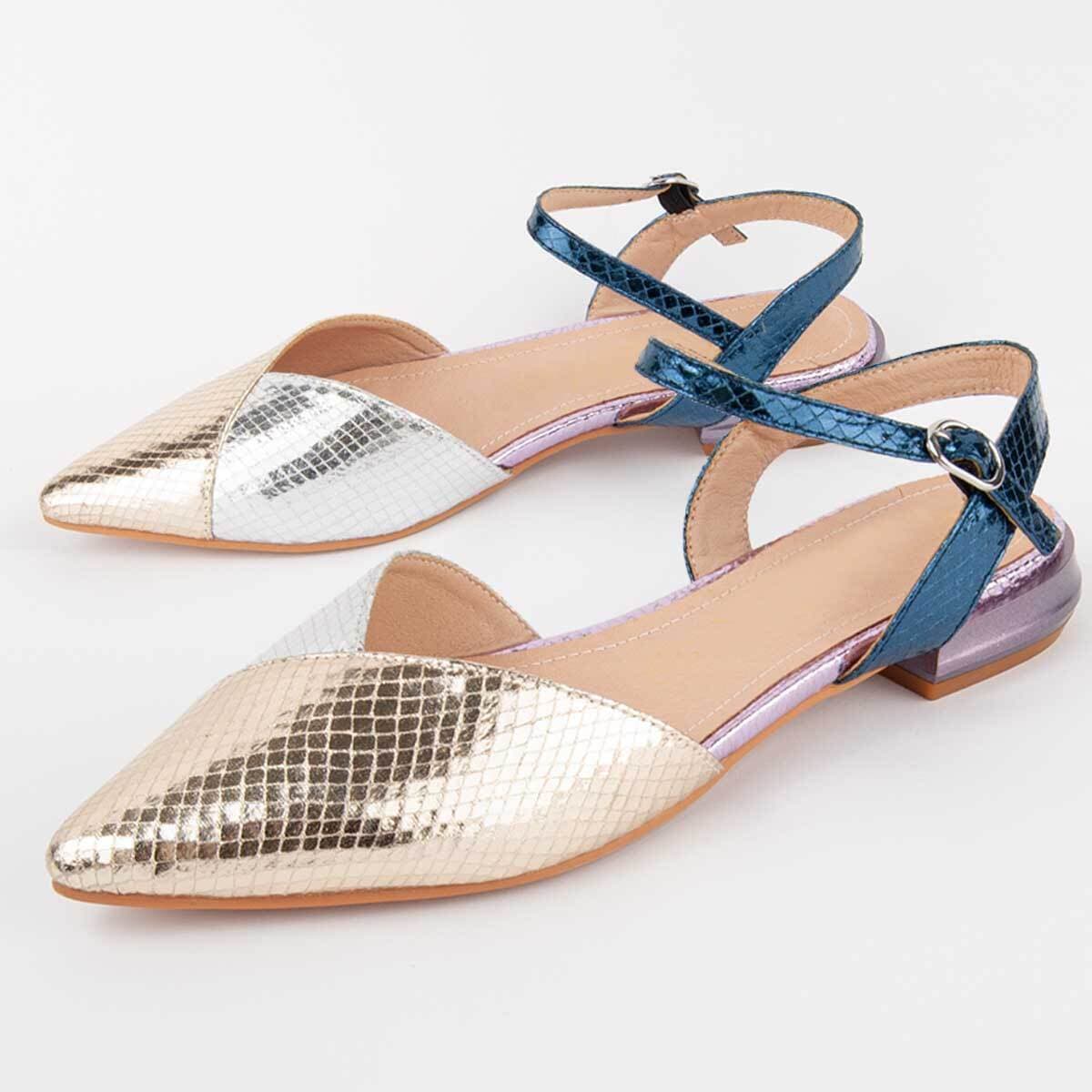 Women's Ballet Flats Montevita Gold